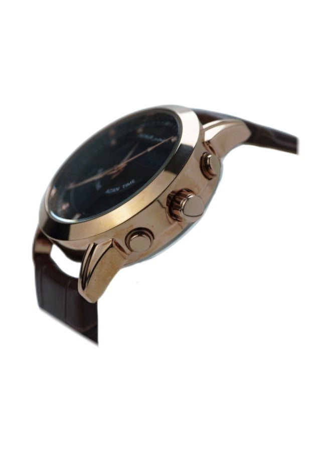 Luxury Luxury Brown Leather Men's Watch WA-10RBL - Image 4